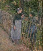Camille Pissarro Conversation Spain oil painting artist